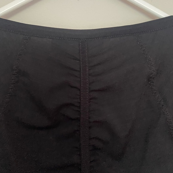 Athleta size medium short sleeved athletic shirt with front zipper - Picture 3 of 5